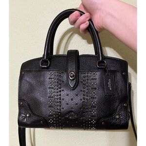 Coach Mercer Satchel 24 with Bandana Rivets!